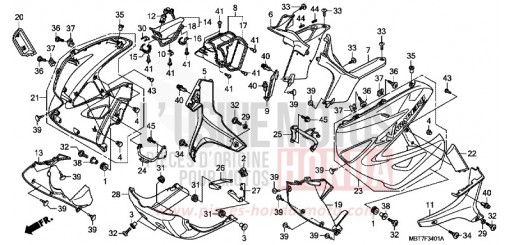 UNDER COWL XL1000V8 de 2008